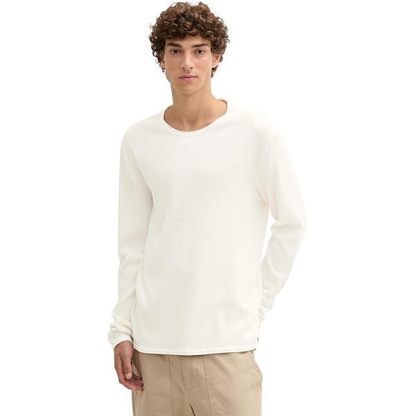 TOM TAILOR Men's Long-Sleeved T-Shirt