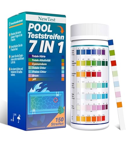 Aquarium Teststreifen 100 Stück - 6-in-1 Wassertest Für Süß & Meerwasser