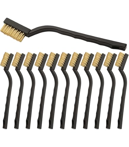 Spazzola Per Pulizia Griglie E Piastre Con Setole In Acciaio Inox - Foto 13