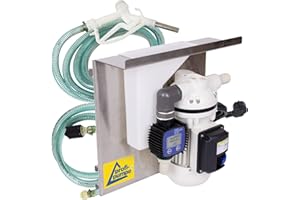 AMUR Adblue® 230 V – Pompes variantes Adblue Kit de pompes d'urée, avec tuyau d'aspiration et à la pression, Zapf Pompe de pistolet et accessoires, petit par moteur électrique avec Cuivre wicklung