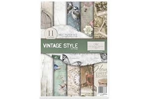 ITD Collection Vintage Style Rice Paper 29.7 x 21 cm RP021