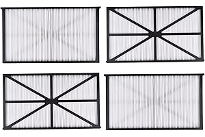4 Stück RCX70101 Filterkartuschen Nachfüllset passend für Hayward Tiger Shark Pool Staubsauger Maytronics