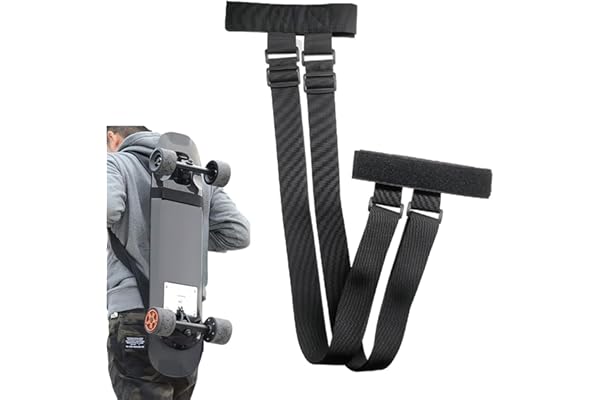 YULIAO Transport pour épaule Skateboard, Porte-épaule pour Planche à roulettes, Sangle de Transport pour Épaule de Skateboard, Sac à Dos pour Longboard, pour Les Skateboards/Snowboards