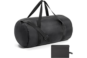 Anmerl Borsa da Viaggio, Borsa da Palestra Pieghevole in Nylon Leggero e Impermeabile con Tasca Interna e Tracolla Portatile, Borsone da Viaggio Carry on