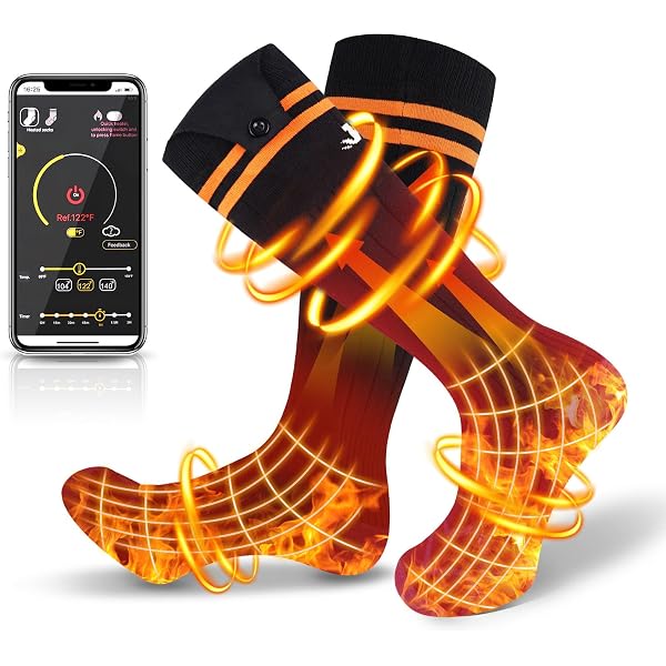 Chaussettes Chauffantes Hommes Femmes Randonnée Olycism
