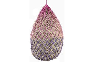 Elico Padstow Haynet, Small Holes for Hay or Haylage. Pink/Purple Two Tone