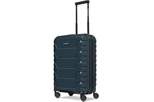 SMARTBOX Hartschalen Kabinen-Koffer | Kleiner Trolley 37 x 23 x 55 cm von 42 auf 48 Liter erweiterbar | aus hochwertigem Polypropylen | 4 Doppelrollen & TSA-Schloss | leichte 2,9 kg (Edition 01)