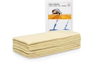 Greenwood Soft-Sheep 10x Wollpads aus 100% Schafwolle - zum Nachölen von bereits geölten Oberflächen, Parkett, Marmor, Granit - GlamUp Oil Polier-Pads