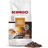 Kimbo Crema Intensa &Ccedil;ekirdek Kahve (1000 gr) | % 100 Arabica fasulyesi | Napoli, İtalya'da kavrulmuş | Kalın krema, yoğun aro