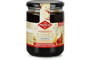 PRISCA Pimentos Caramelizados con Vinagre Balsamico y Viño Oporto 450 gr