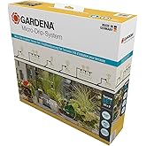 Gardena Micro-Drip System Drip Irrigation Set for Terrace (30 Floors): Starter Set, Instant Installation, Efficient Irrigatio