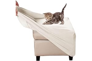 ZEAINK Ottomane Schonbezug Hockerbezug 40x40/50x50/60x60 Hocker Husse für Fußhocker Quadratisch, Stretch Bezug Ottomane Abdeckung Überzug Hocker Protector Waschbar Hockerabdeckung ( Color : #1 , Size : 70x70