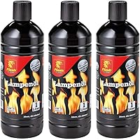 3 Liter (3x 1 Liter) Flash Lampenöl Petroleum-Lampen Garten-Fackel Öl