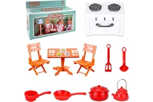 BGTLJKD 19 Pezzi Miniatura Accessori per la Cucina,insieme di cottura in miniatura,Cucina Accessori Casa Delle Bambole in Miniatura,Fai Da Te Decorare Regali per Natale Casa Delle Bambole