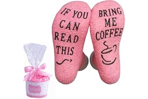 BJ-SHOP If You Can Read This Bring Me Coffee Calcetines,Calcetines de Hombres Mujeres para Regalo de Año Nuevo Navidad Estreno de una Casa Cumpleaños 1 Pares