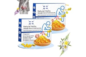 ZUYOKI 1/2/3Pcs Heca Natural Herbal Strength Hemorrhoid Capsules, Natural Hemorrhoid Relief Capsules, Hemorrhoid Treatment, Hemorrhoid Suppository (2 Box)
