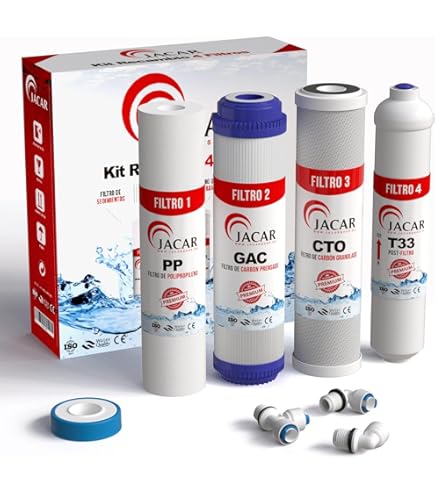 3 KIT FILTRI X12 FILTRI DEPURATORE ACQUA PURIFICATORE A - Foto 4