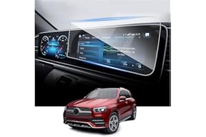 Ruiya 12.3" Navigation Schutzfolie Kompatibel mit Mercedes GLE W167 GLS X167 G-Klasse W464 2020-2024,Navigation Displayschutzfolie Hartglas GLE Schutzfolie GPS Touchscreen Gehärtetem Glas Schutzfolie