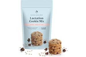 MOMMY KNOWS BEST Lactation Cookies Mix - Oatmeal Chocolate Chip Breastfeeding Cookie Supplement Support for Breast Milk Supply Increase - 16 ounces