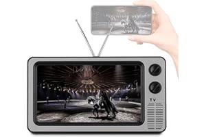 ‎PZJFH PZJFH 12 Zoll Retro TV Handy Lupe Ausziehbarer Telefon Vergrößerungs Bildschirm für Movie Handy Bildschirmvergrößerung Bildschirmlupe für Smartphones 3D HD Phone Screen Magnifier