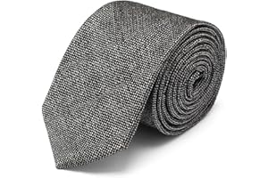 BRERA 67 Cravatta Uomo Elegante in Lana e Seta | Cravattino per Completo 148x8 | Cravatte Slim per Vestito da Cerimonia e per Abiti da Lavoro