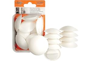 WeltenMarkt Türstopper 10er-Pack, Wand- und Türschutz, 40 x 10 mm, selbstklebend