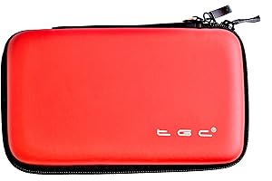 TGC ® Carry Case Shoulder Bag Compatible with Nintendo DS DSL Lite DSi 3DS N3DS Consoles (Red)