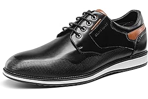 Bruno Marc Chaussures Hommes Robe Costume Oxford Derby Chaussures à Lacets pour Mariage Travail Fête SBOX2225M-E