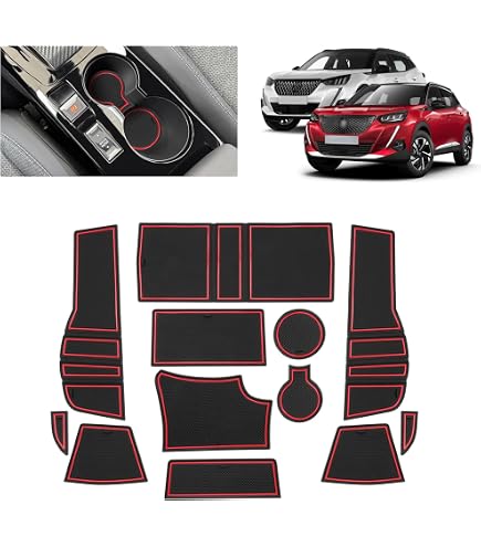 Gledring Tappetini Gomma Per Citroën C4 Cactus (2014-...): Vestibilità Perfetta, Design Unico E Protezione Totale. - 2