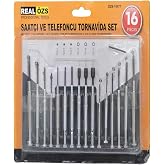 BUFFER&reg; 16 Piece Precision Screwdriver Set Watchmaker and Phone Shop Screwdriver