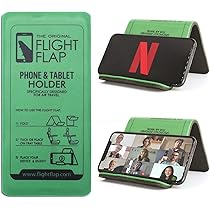 Universal Airplane Phone Holder With 360 Degree Rotation - Spring Grip Clip Mount For Airplane Tray Tables, Seat Backs & Travel Use - Fits All - View #4