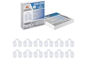 Nose Vent Sinus Relief Dilator (Pack of 12 Large Size) Soft Vents - A Simple Solution for Nasal Snorers - Reusable Snoring Device to Enjoy a Peaceful Night's Sleep - by Mobi Lock