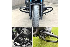 Midimttop Motorrad Zubehör Kompatibel mit Rebel 1100 CMX1100 CMX 1100/DCT 2021 2022 2023 2024 2025 Unteren Stoßfänger Motor Schutz Crash Bars Stunt Käfig Protector (Mattschwarz)