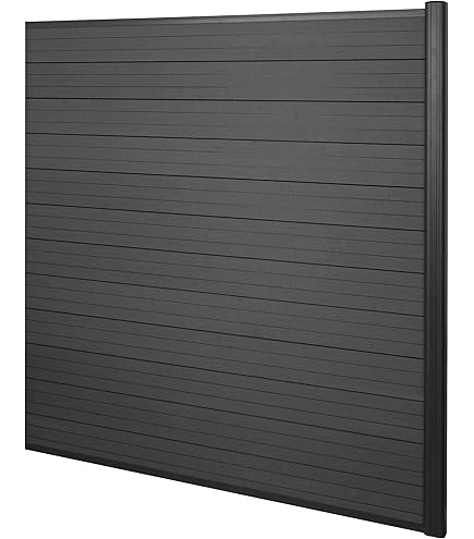 Poteau En Aluminium Sarthe Clôture Wpc, Système Enfichable ~ 98cm