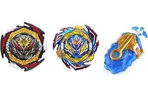 Netoke Toupie avec Lanceur kit, 4D Metal Fusion B-184 Lanceur, Jouets Classiques Enfants Cadeau, Modèle: B-180+B-187