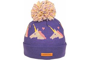 SSP Hats Girls Unicorn Beanie Bobble Hat