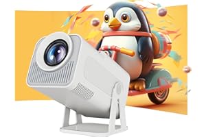ALWTNIET Android 13 Proyector 2025, Mini Proyector Portatil 4K Inteligente 320ANSI con WiFi y Bluetooth, Asistente de Voz ChatGPT, HY320 Mini Proyectores 1080P Nativo de Cine en casa