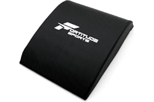 Fortitude Sports Ab Mat | Abdominal Crunch and Sit Up Mat | Abmat Sit Up Cushion For Abdominals Exercises | Ab Trainer Crunch Pad For Core Training, Ab Workouts Black
