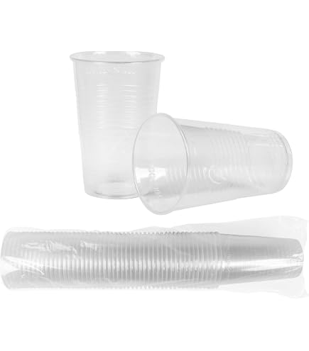 MATANA - 48 Clear Plastic Wine Glasses Multi-Use & Reusable, Perfect