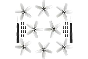 CRAZNICK Hélices para dji Avata Reemplazo de Cuchillas Accesorios de bajo Ruido para dji Avata Drone Accesorios exclusivos Tornillos y Destornilladores 8 Piezas