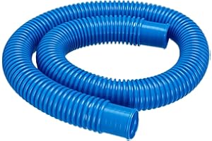 COIL Węże basenowe, filtr do basenu, wąż do wymiany wody, Ø 32/38, materiał: PVC U lub PE-LD, zakres temperatur: -40°C – 70 °C (niebieski, Ø 38 mm/1,5 m)