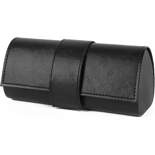 CUSTODIA RIGIDA PER OCCHIALI UOMO DONNA UNISEX NERO