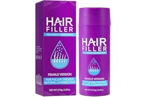 NUEDSFXO Hair Fibres, Professional Quality Fibre Hair Powder for Women, Keratin Hair Fibres, Instant Hair Loss in 15 Seconds, for the Best Fuller & Thicker Hair Results (Dark Brown)