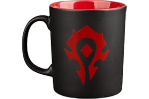 JINX Warcraft Kubek, ceramika, 325 mililitrów, czarny