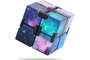 AMSIXNT Unendlicher Würfel Spielzeug, Anti Stress Spielzeug, Infinity Cube, Unendlicher Flip Würfel Dekompression Spielzeug, Stressabbau Würfel für Kinder und Erwachsene