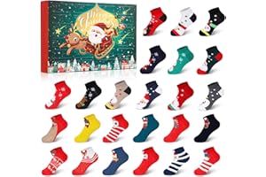 ‎JODIMITTY Jodimitty 24 Paare Weihnachten Socken Damen Adventskalender 2025 Frauen Erwachsene Kuschelsocken Damen, Weihnachtskalender Weihnachtssocken Geschenkset