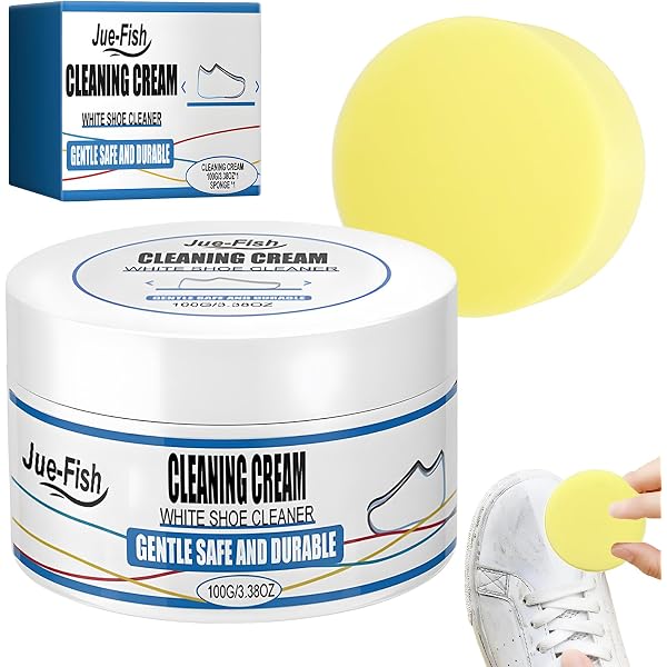 Crema Pulizia Sneaker - Pasta Detergente Per Rimuovere Macchie Da Scarpe Sportive, In Pelle, Tela E Suola