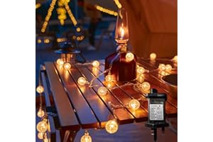 NEONAWALL Fairy Lights Plug in, 100LED 33ft Globe String Lights Waterproof Mains Powered Garden Lights Hanging Lights 8 Modes Christmas Lights for Outdoor/Indoor Lights Bedroom Party Tree Decoration Warm