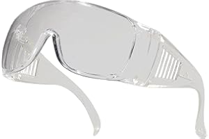 DELTAPLUS Lunettes Piton Clear Visiteur Polycarbonate monobloc Uv400 Incolore