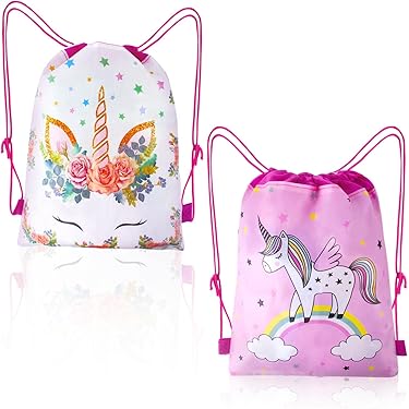 PinkSheep Kindersporttas met trekkoord, gymtas, rugzak voor sport en